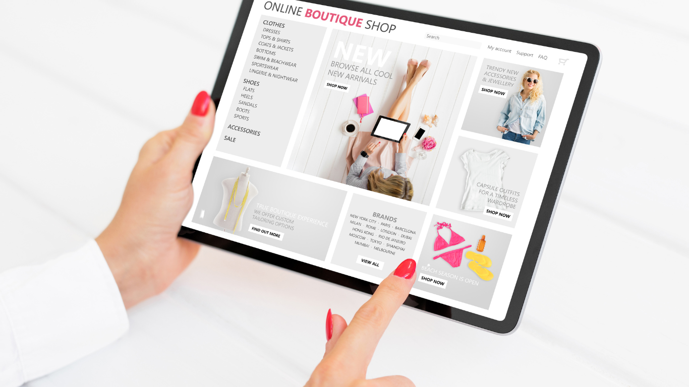 marketing ads for a store